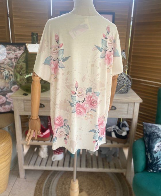 Top fin ample crème Marie Les Aristochats du 40 au 52 