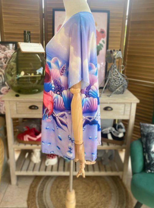 Top fin ample lilas parme Ariel la Sirène du 40 au 52
