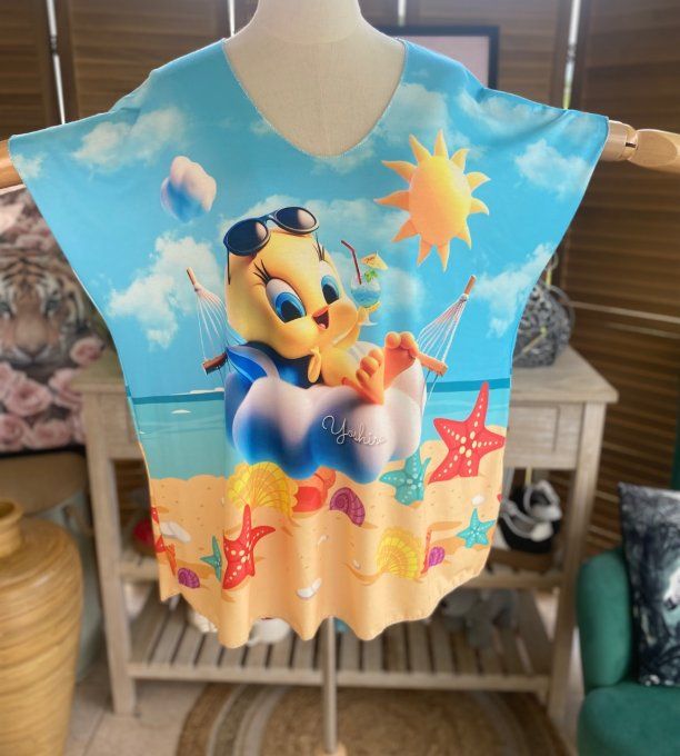 Top fin ample multicolore Titi Summer Holidays du 40 au 52 