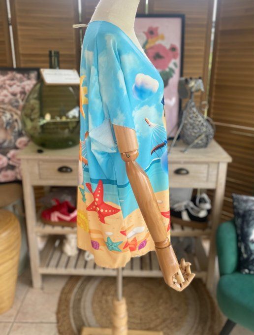 Top fin ample multicolore Titi Summer Holidays du 40 au 52 