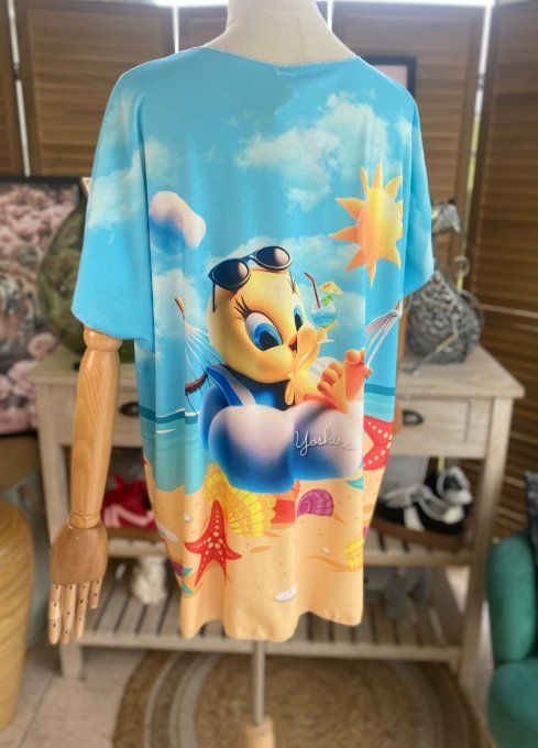 Top fin ample multicolore Titi Summer Holidays du 40 au 52 