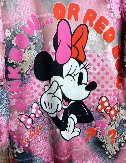 Robe ample multicolore Pink Girly Minnie Mouse Disney du 42 au 52/54