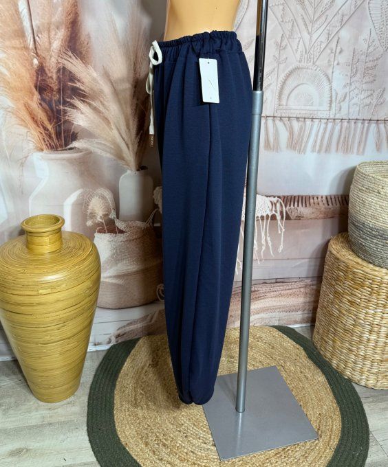 Pantalon Barrel Pants coupe dite "Balloon" marine confort +++ du 38 au 52