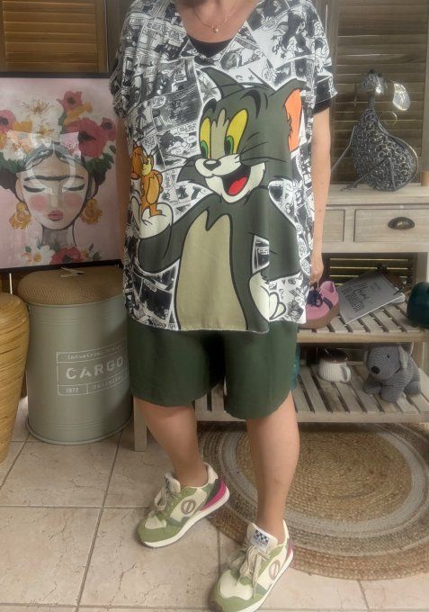 Top fin ample effet BD Comics Retro Tom & Jerry du 40 au 52   
