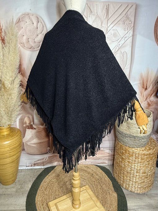 Etole triangle Le magnifique tigre blanc polaire noire franges du 38 au 54/56 et +  