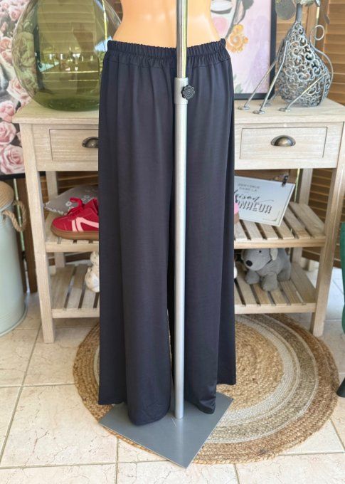 Pantalon Palazzo noir ultra extensible confort +++++ du 40 au 52