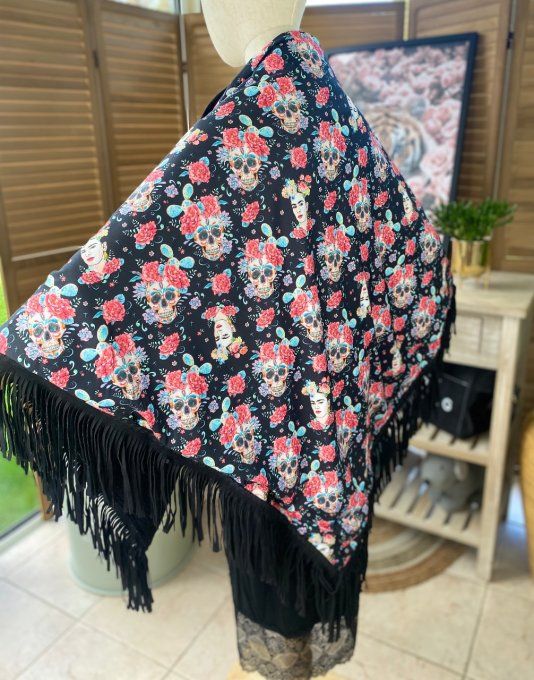 Robe trapèze Amélie ou tunique longue Serpent Python Carla Giannini du 40 au 50