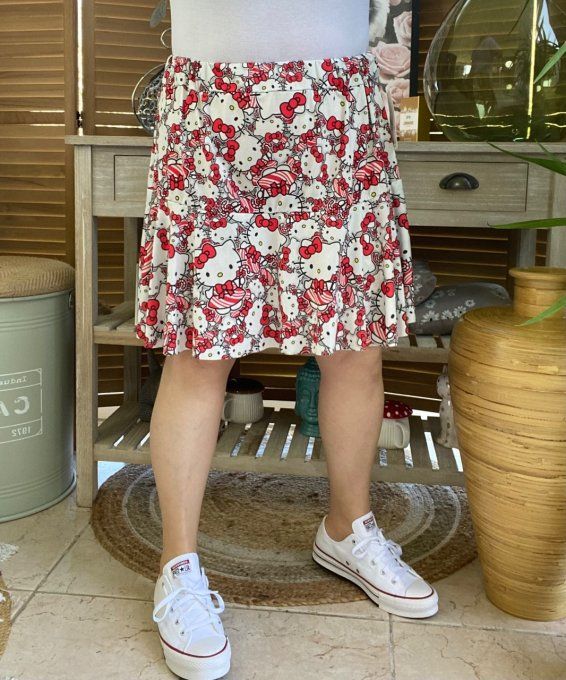Jupe -short ample Hello Kitty du 38 au 54