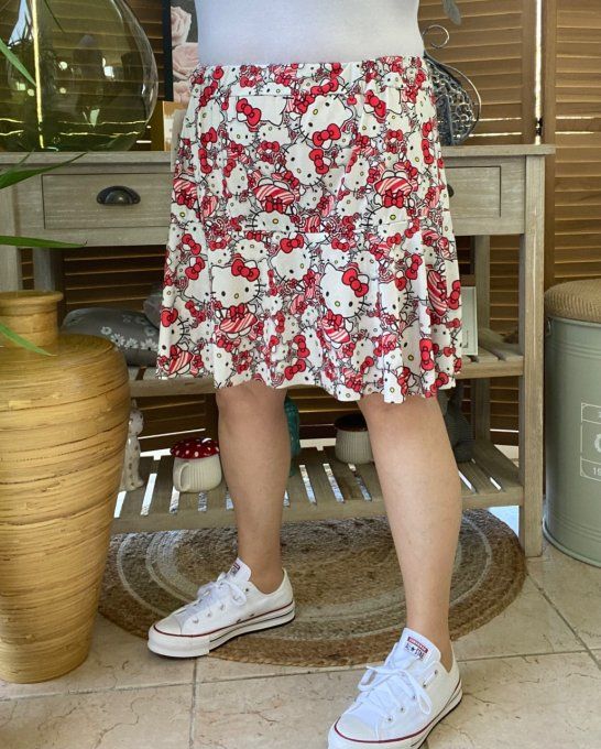 Jupe -short ample Hello Kitty du 38 au 54