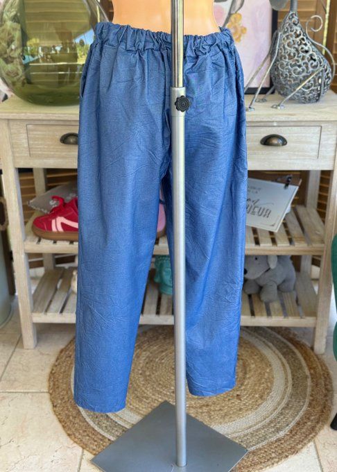 panta jogg  (dit magique) jeans stone fin Mexican Skulls Calavera strass argentés du 38 au 48