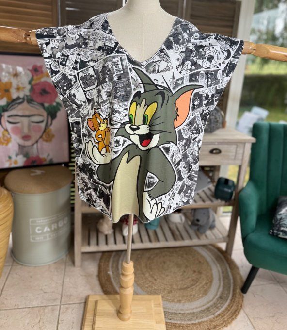 Top fin ample effet BD Comics Retro Tom & Jerry du 40 au 52   