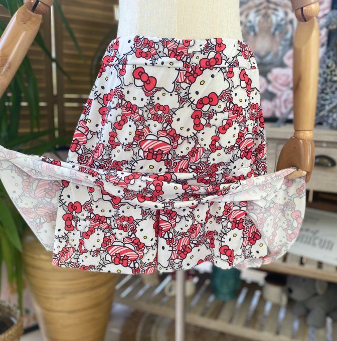 Jupe -short ample Hello Kitty du 38 au 54