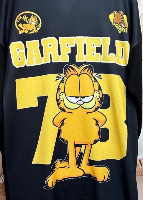 Robe ample noire Garfield American Base-Ball Team n°78 confort ++++ du 38 au 48