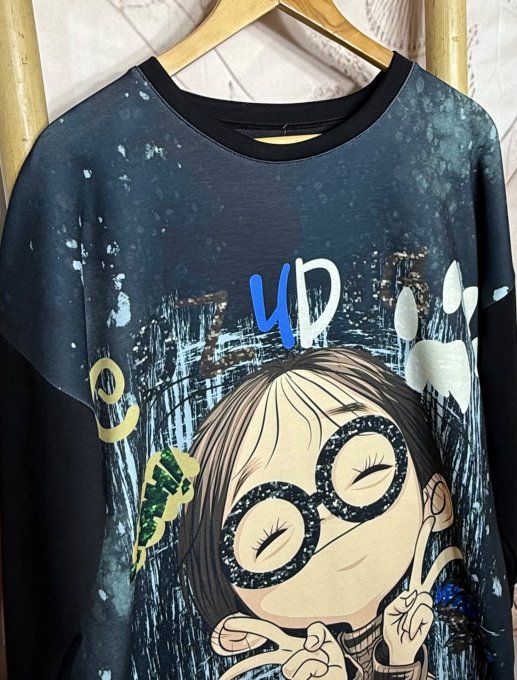 Robe ample noire Cool Pretty Lovely Girl confort ++++ du 38 au 48