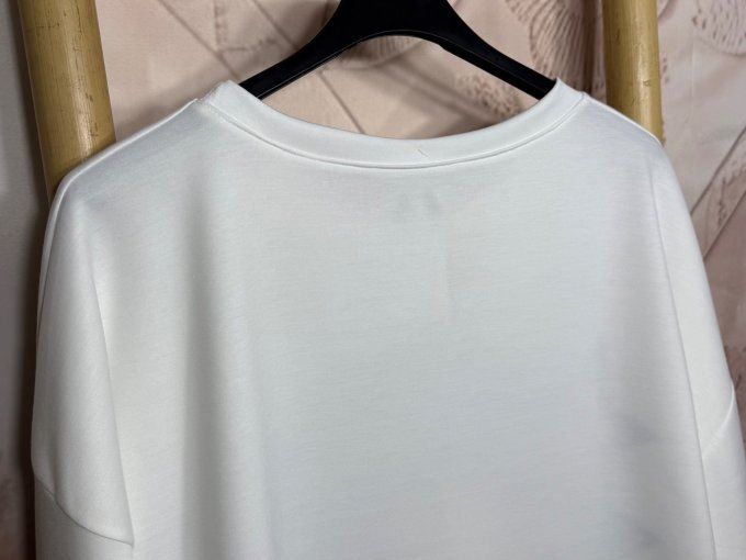 Sweat ample blanc Betty Boop Urban Street Vibes Etoile Léopard du 40 au 50/52 