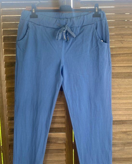 panta jogg (pantalon magique) bleu jeans stretch confort ++++ du 40 au 48/50