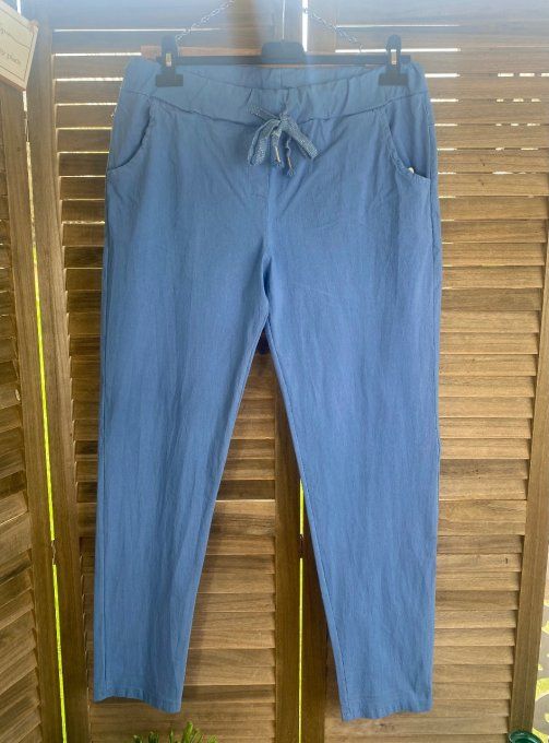 panta jogg (pantalon magique) bleu jeans stretch confort ++++ du 40 au 48/50