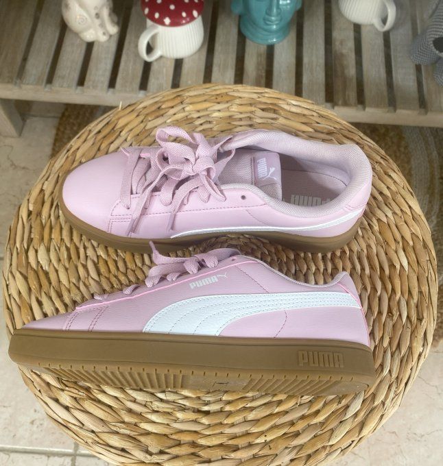 Baskets Puma Rickie Classic Pastel Rose poudré confort ++++ 