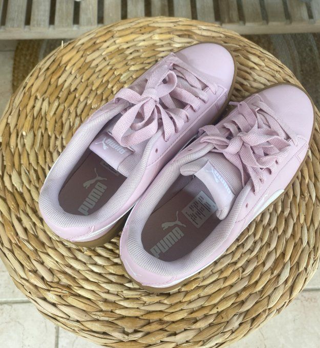 Baskets Puma Rickie Classic Pastel Rose poudré confort ++++ 