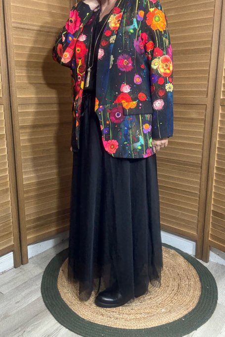 Veste blazer toute doublée Fillette Gorjuss & Flowers du 38 au 46 et même + 