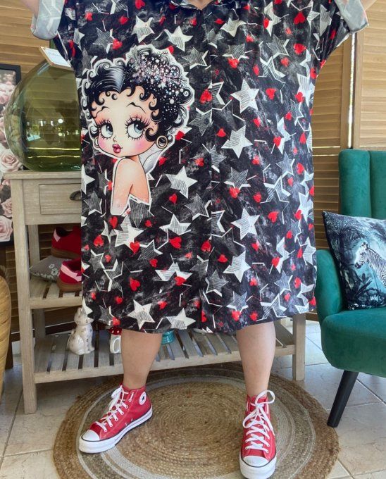 Jupe longue ample frou-frou en tulle noire du 38 au 46