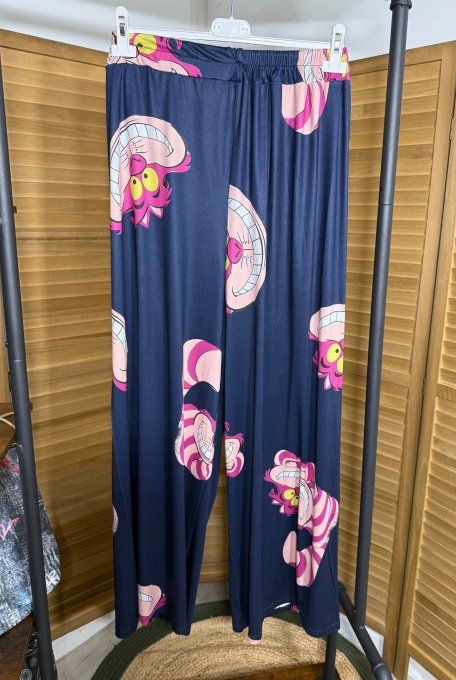 Pyjama marine Top manches longues Alice au Pays des Merveilles douceur +++ du 40 au 52/54