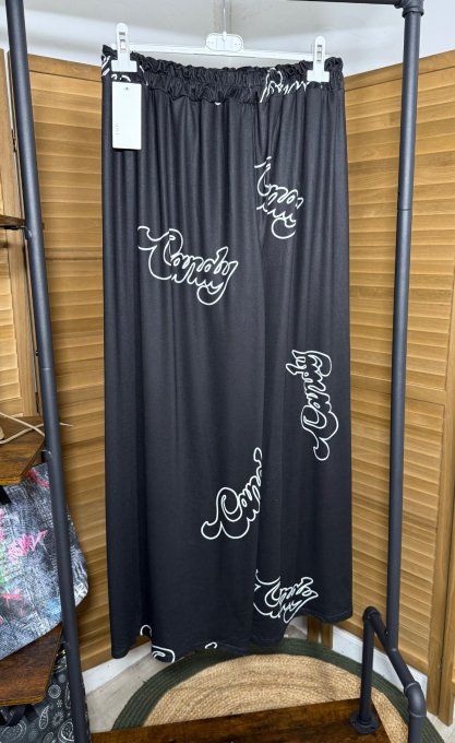 Pyjama noir Top manches longues Au Pays de Candy douceur +++ du 40 au 52/54