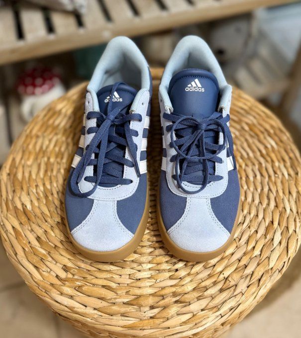 Baskets Adidas daim Bleu Jeans & bleu ciel confort ++++   