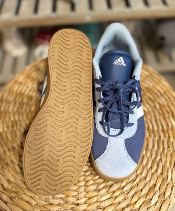 Baskets Adidas daim Bleu Jeans & bleu ciel confort ++++   