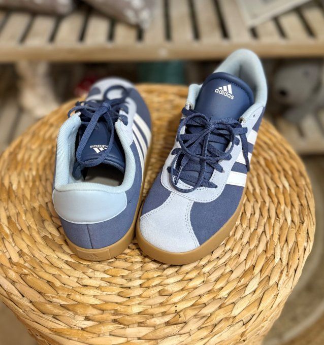Baskets Adidas daim Bleu Jeans & bleu ciel confort ++++   