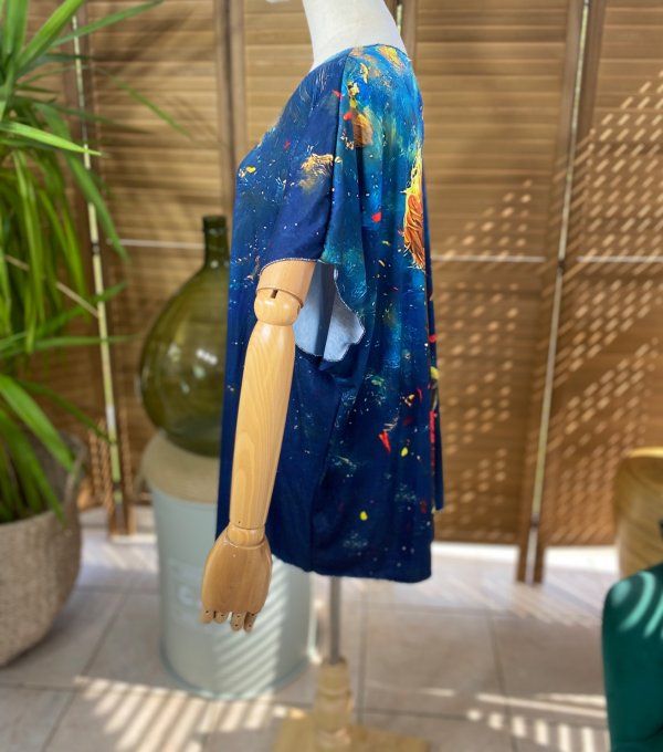 Top fin ample bleu Le Petit Prince du 40 au 52 