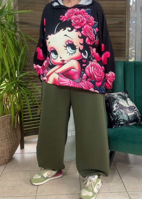 Pantalon Barrel Pants coupe dite "Balloon" kaki confort +++ du 38 au 52