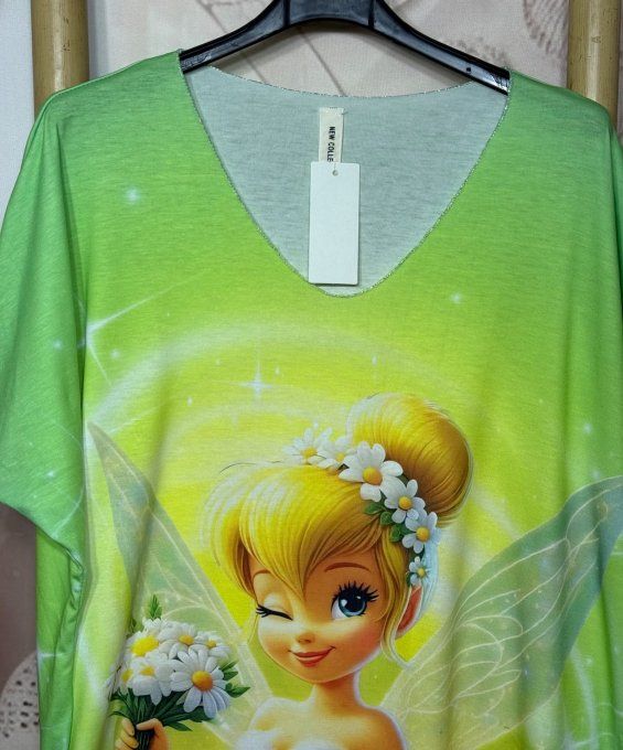 Top fin ample vert pomme La Fée Clochette Wedding Day du 42 au 54/56