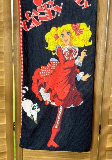 Grande écharpe sans laine double épaisseur 2 faces Au Pays de Candy douceur ++ 