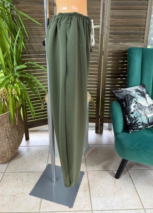 Pantalon Barrel Pants coupe dite "Balloon" kaki confort +++ du 38 au 52