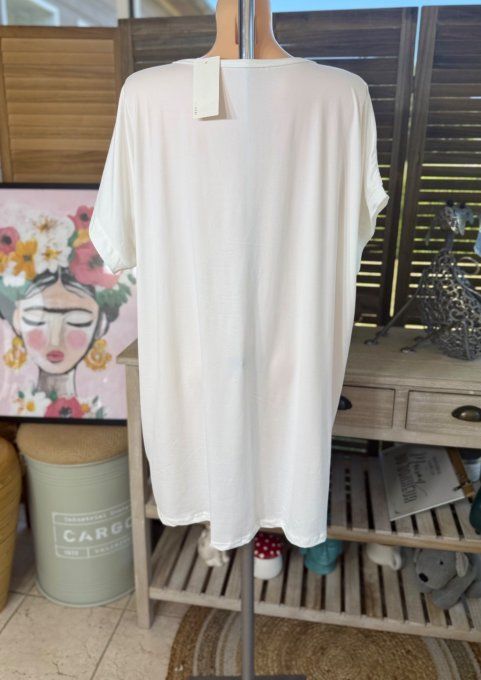 Tunique longue ou robe courte blanche Sailor Moon Nostalgie 90's du 40 au 50/52  