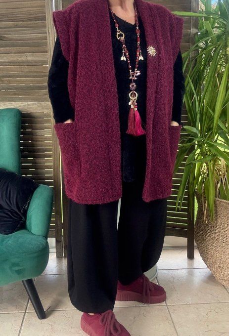 Baskets Sneakers plateforme suédine Bordeaux confort ++++ du 38 au 41