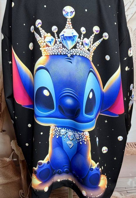 Veste blazer noire Queen Stitch & Diamonds du 42 au 52 et même + 