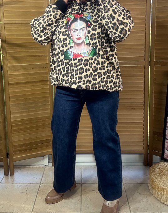 Jeans Straight Legs Brut coupe droite boutons argentés stretch ++ du 42/44 au 48/50