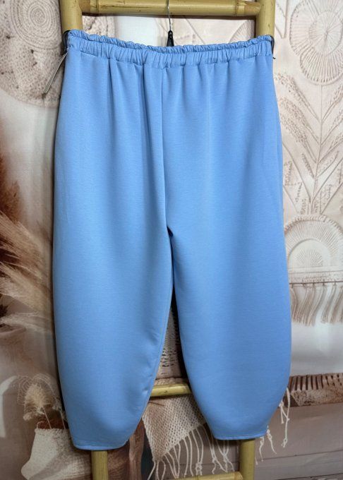 Pantalon Barrel Pants coupe dite "Balloon" bleu layette confort +++ du 40 au 52 