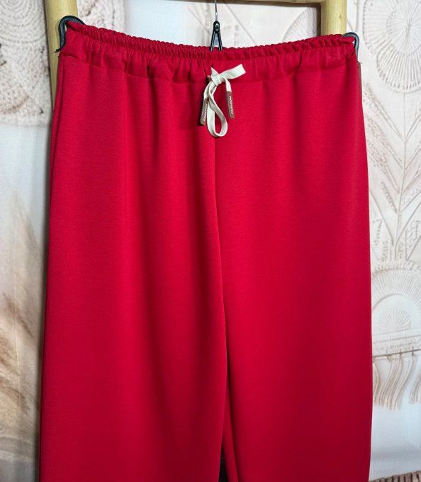 Pantalon Barrel Pants coupe dite "Balloon" rouge confort +++ du 40 au 52 