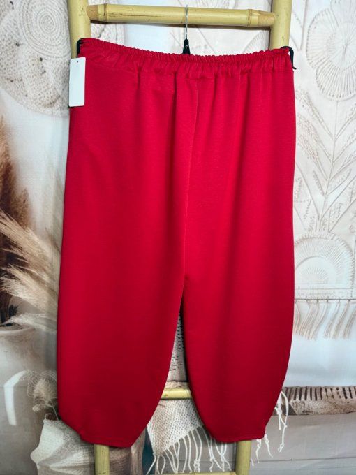 Pantalon Barrel Pants coupe dite "Balloon" rouge confort +++ du 40 au 52 