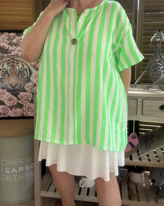 Jupe -short ample blanche stretch ++++ du 38 au 54 