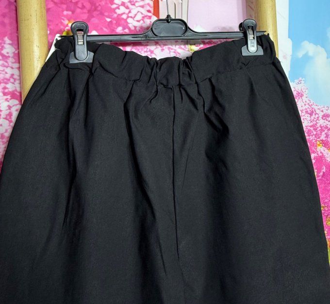 Bermuda / short long noir extensible confort ++++ du 40 au 52 