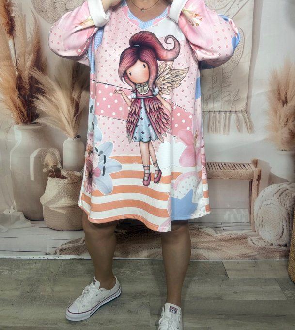 Robe ample pastel La Fée étoilée Gorjuss Romantic Spirit du 42 au 52/54