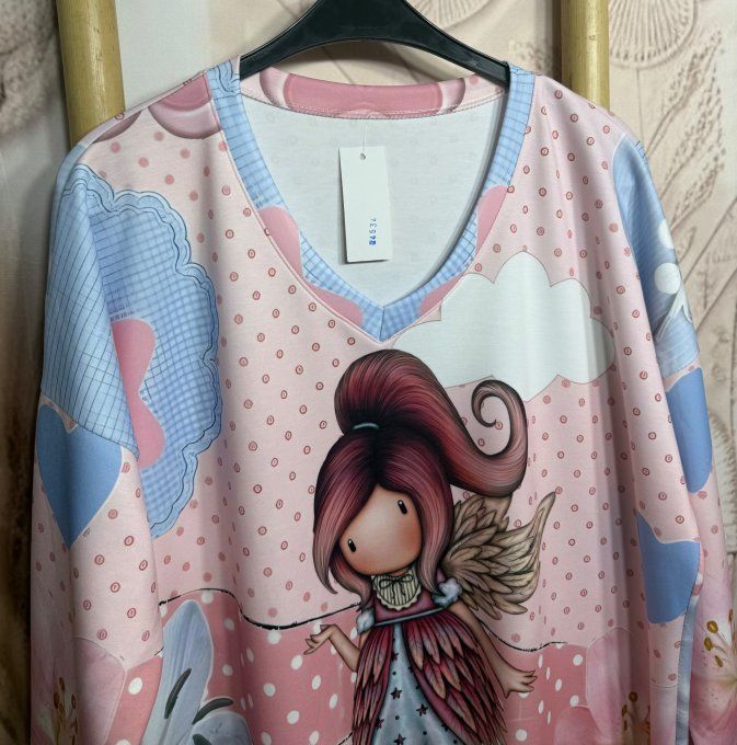 Robe ample pastel La Fée étoilée Gorjuss Romantic Spirit du 42 au 52/54