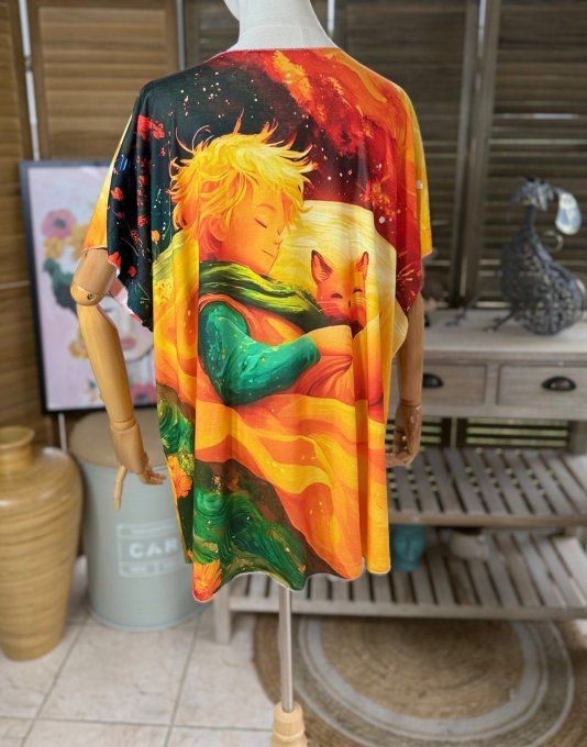 Top fin ample multicolore Le Petit Prince du 40 au 52