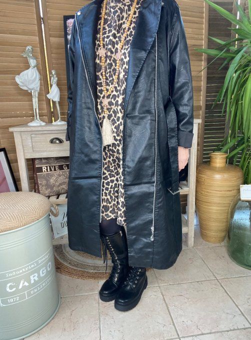 Robe trapèze midi ou Tunique longue côtelée Zèbre chic lurex doré or du 42 au 52 