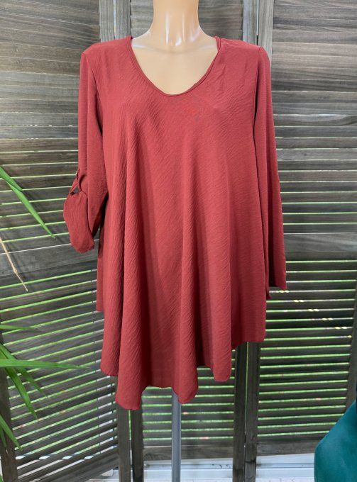 Top trapèze Rouille manches longues réglables du 42 au 52/54