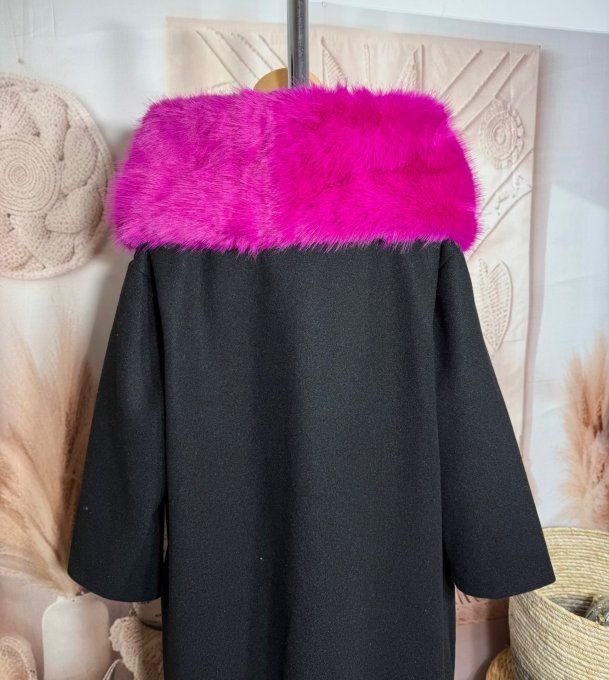 Echarpe fausse fourrure Fuschia toute doublée et ajustable douceur ++++ TOUTES TAILLES 